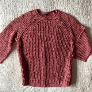 Linen loose weave sweater
